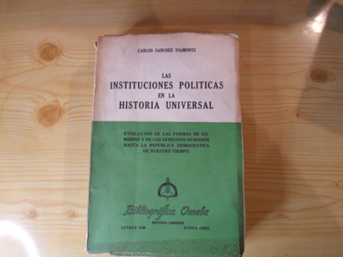 Las Inst. Politicas En La Historia Universa L - S Viamonte