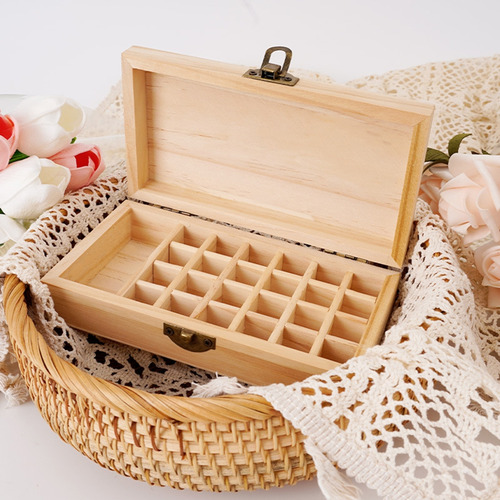 Elegante Caja De Almacenamiento De Aceites Esenciales Con Or