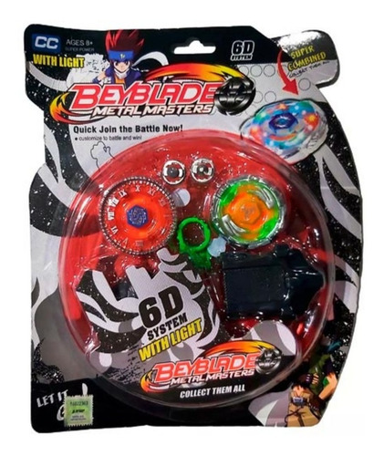 Imagen 10 de 10 de Pista Bey Blade Metal Masters Con 2 Trompos 6d
