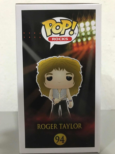 Roger Taylor 94 Queen Live Aid Funko Pop Nuevo Y Original