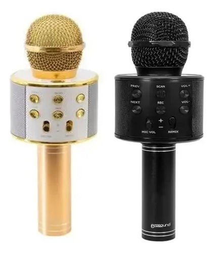 Set De Microfonos Karaoke Tws Prosound Fj