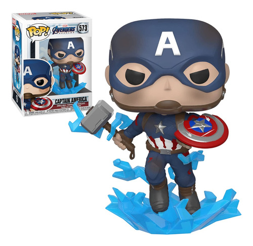 Funko  Marvel Avengers Endgame Captain America W/mjolnir 573