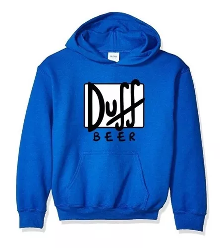 Sudadera Con Gorro Duff Simpsons Unisex Dama Hombre V2 Envío gratis