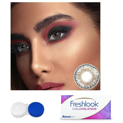 Pupilentes Freshlook Colorblends Original Natural Estuche