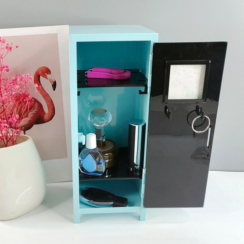 Gabinete De Almacenamiento De Maquillaje, Estante De Rosado