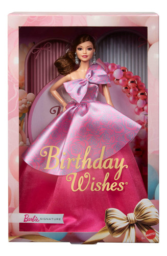 Muñeca De Colección Barbie Birthday Wishes Vestido Mattel