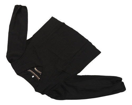 Top De Manga Larga Para Mujer Jersey Con Cuello En V