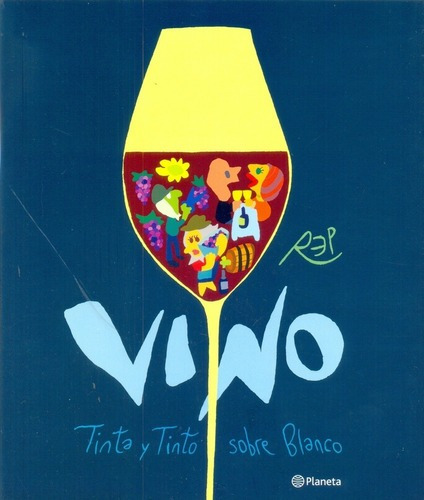 Vino Tinta Y Tinto Sobre Blanco - Rep (repiso), Miguel