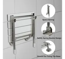 Comprar Jcwangdefu Asiento De Ducha Plegable Montado En La Pared, Ta