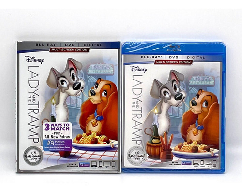 Pelicula Blu-ray - Lady And The Tramp - Disney Signature  