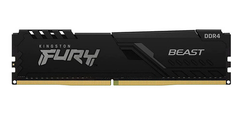 Memoria Ddr4 Kingston 16gb 3200mhz Fury Beast 2x8gb Negro Kf