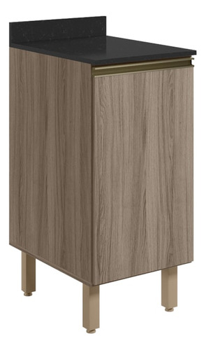 Balcao Com Tampo 1p 40 Cm Mdf Kali 12218 Carvalho Toq Carval