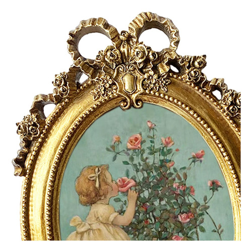 Moldura De Foto Barroca, Moldura Oval, Ornamento, Moldura