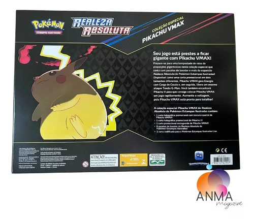 Box Pokémon Pikachu Vmax Realeza Absoluta Coleção Especial 32195