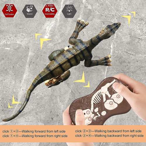 Dinosaurio A Control Remoto, Juguetes Para Niños Dinosaurios