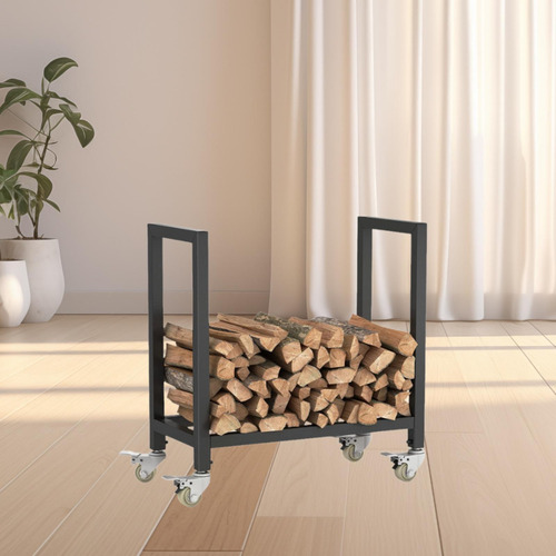 Estante Para Leña, Soporte Para Leña, Chimenea Estable