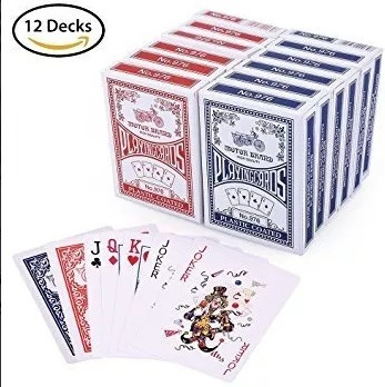 Imagen 2 de 4 de Cartas De Poker O Magia Playing Cards X Mayor X 12 Unidades