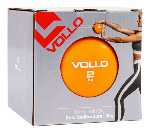 Bola De Peso Toning Boll Vollo 2kg Vp1062 Fisiofit Pilates