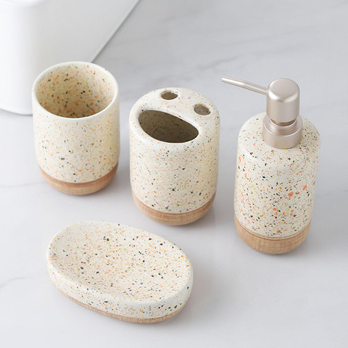 Juego De Accesorios De Baño, Jabonera Funcional De