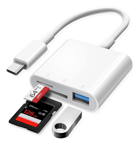 Lector De Tarjetas Sd Usb C, Oyuiasle Usb C A Tarjeta Sd Ada