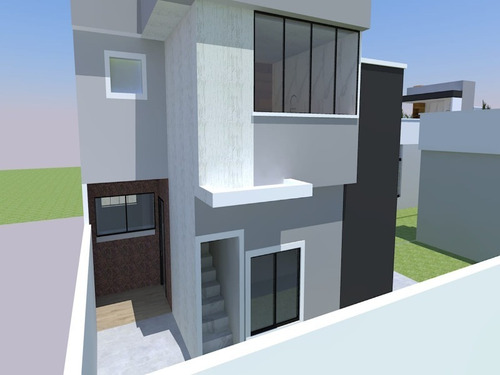 Imagem 2 de 4 de Casa Linear Com 3 Quartos, Sendo 1 Suíte, Terraço Gourmet E Quintal A Venda No Bairro Village. - 1110 - 71130216