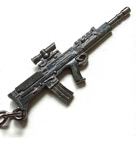 Kit 3 Chaveiro Arma Sniper Assault Elite Atirador Metal Prem