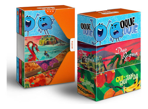 Quiquitanda Expansão E Caixa Microbox Jogo De Tabuleiro