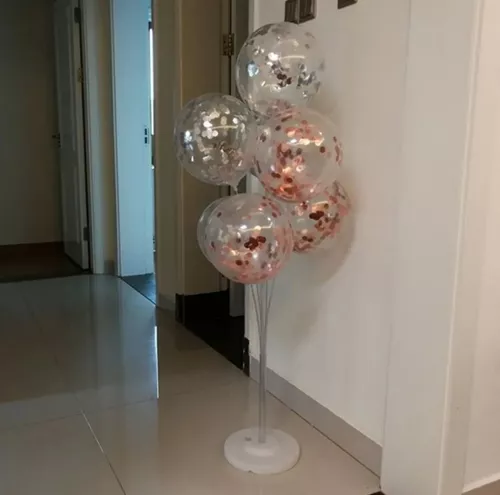 Varillas para globos con soporte incluido. Soportes para globos.