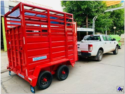 Imagen 13 de 16 de Acoplado Trailer Jaula Para 2 Caballos (ja1009)