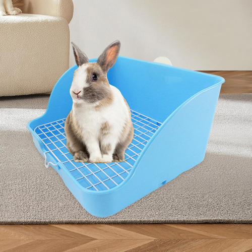 Caja De Arena Para Conejos, Inodoro, Orinal, Lecho Esquinero