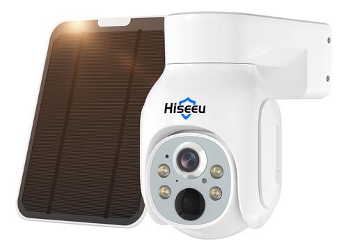 Hiseeu Camara De Seguridad Solar Para Exteriores, Camara Ina