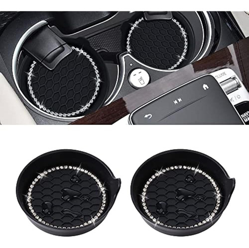 Amooca Car Cup Coaster Universal Anti-slip Cup Holders Bling