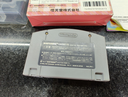 Kirby The Crystal Shards Japonês Na Caixa Nintendo 64 (Usado)