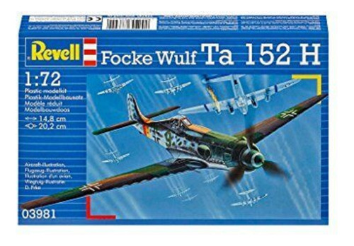 Maqueta Avión Alemán Focke Wulf 152 Ta, Escala 1/72.  Jp