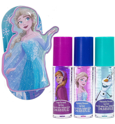 Townley Girl Disney Frozen Vegan Plant Based Flavoured Lip G