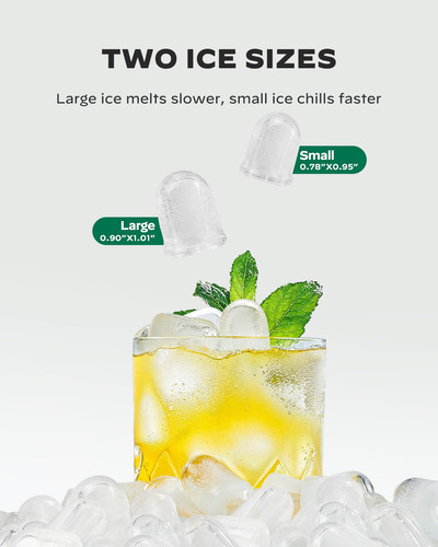 Ice Maker Marsail Countertop 12kg/day Self-cleaning