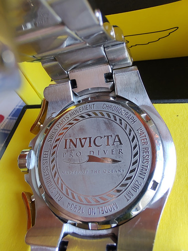 Relógio Invicta Pro Dive 100% Original. Prateada Dourado-escuro Preto (Usado)