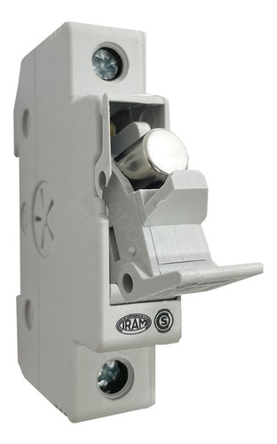 Seccionador Porta Fusible 1p 25a 400v Tabaquera Ø10x38 Baw