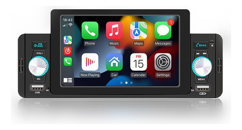 Reproductor De Dvd Mp5 Para Coche Con Android Carplay De 1 D