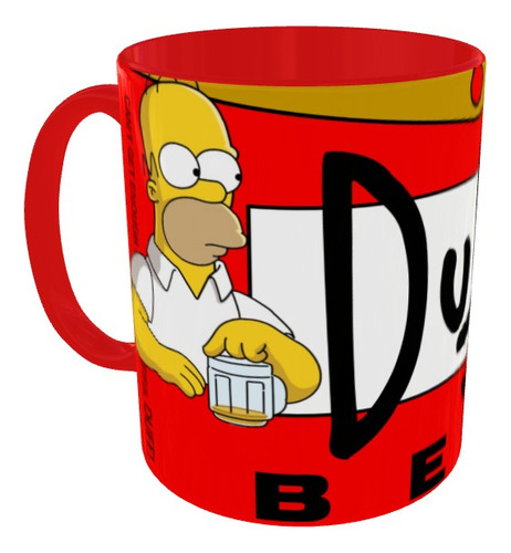 Mugs Homero J Simpson Duff Pocillo Gamers