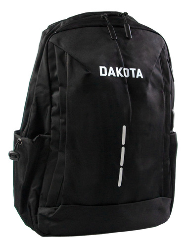 Mochila Urbana Impermeable Dakota Para Notebook Color Negro