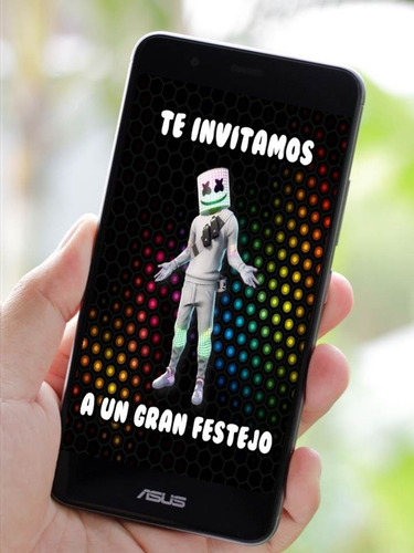 Vídeo Invitación De Cumpleaños Marshmello Dj