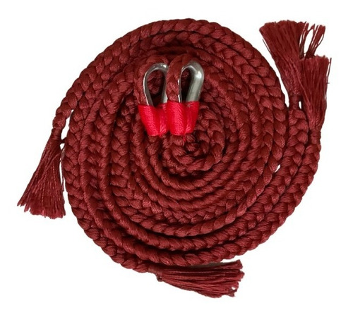 Imagen 1 de 2 de Cuerda (soga) Color Rojo-vino, Para Hamaca.