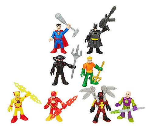 Fisher Price Imaginext Dc Superfriends Paquete De 8 Figuras 