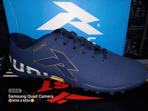 Imagen 2 de 4 de Zapatos Pupillos West Originales Futsal Pupillo Pupos Azul