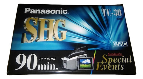 Casete Panasonic Para Videocámaras Tc-30 Hasta 90 Minutos