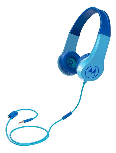 Auriculares Motorola Squads 200 Bl Niños C/ Cable + Mic