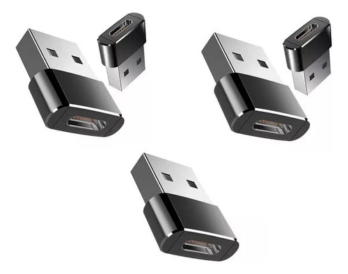 Conector Convertidor Tipo C Hembra Usb 2.0 Macho 5 S Carga