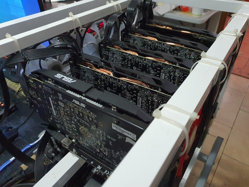 Imagen 6 de 10 de Rack Apilable 8 Gpu Minería Criptomonedas Eth Open Frame