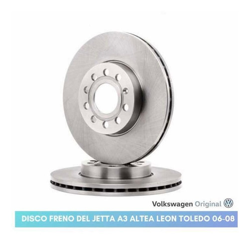Disco Freno Delt Jetta A3 Leon Altea Toledo Octavia Original